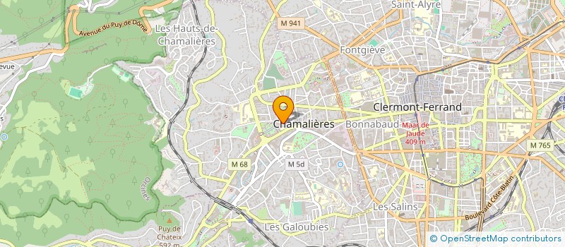 localisation de l'entreprise ARCHITECTURE ET CULTURE à CHAMALIERES