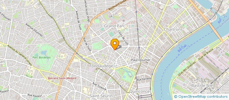 localisation de l'entreprise ARCHITECTURE ET MAITRE D'OUVRAGES AQUITAINE  BORDEAUX