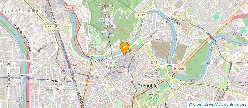 localisation de l'entreprise ARCHITECTURE ET REGARDS  GRENOBLE