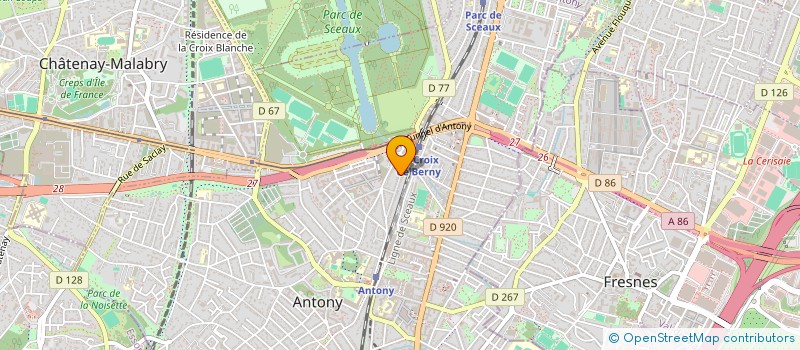 localisation de l'entreprise ARCHITECTURE ET SECURITE à ANTONY