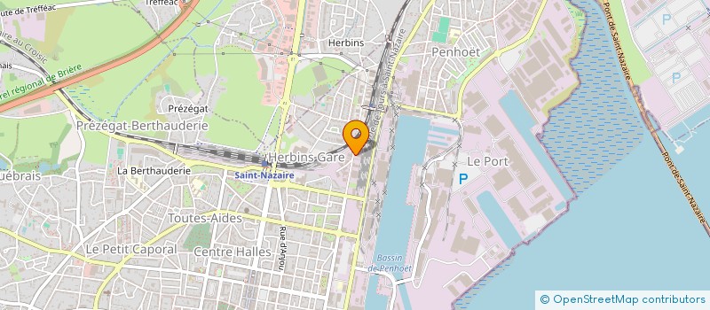 localisation de l'entreprise ARCHITECTURE ET TECHNIQUES  SAINT-NAZAIRE