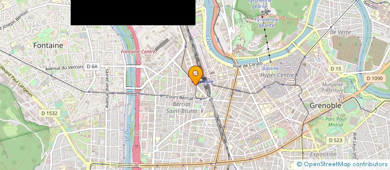 localisation de l'entreprise ARCHITECTURE ET TERRITOIRE DESIGN à GRENOBLE