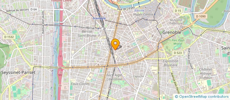 localisation de l'entreprise ARCHITECTURE FREDERIQUE LONCHAMPT à GRENOBLE