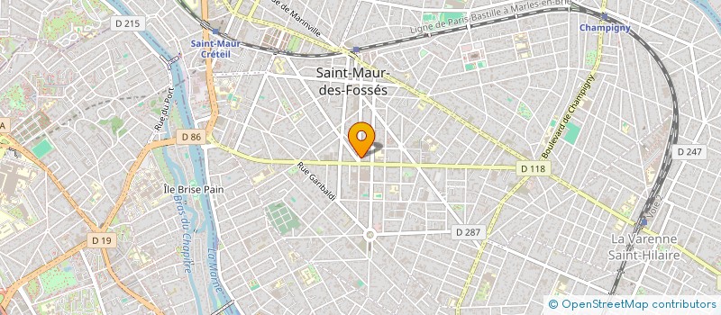 localisation de l'entreprise ARCHITECTURE GUILLAUME GRIFFON  SAINT-MAUR-DES-FOSSES