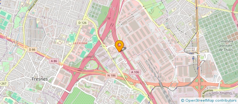 localisation de l'entreprise ARCHITECTURE INGENIERIE IMMOBILIERE à RUNGIS