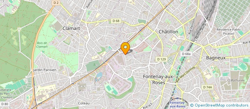 localisation de l'entreprise ARCHITECTURE INGENIERIE RESEAUX INFORMAT à FONTENAY-AUX-ROSES