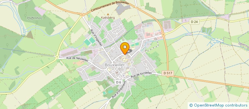 localisation de l'entreprise ARCHITECTURE JACQUES REXER  BOUXWILLER