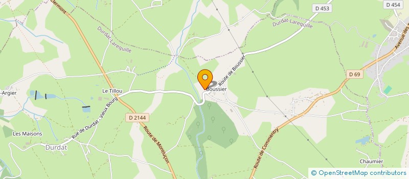 localisation de l'entreprise ARCHITECTURE MACONNERIE TERRASSEMENT  DURDAT-LAREQUILLE