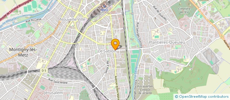 localisation de l'entreprise ARCHITECTURE NKO  METZ