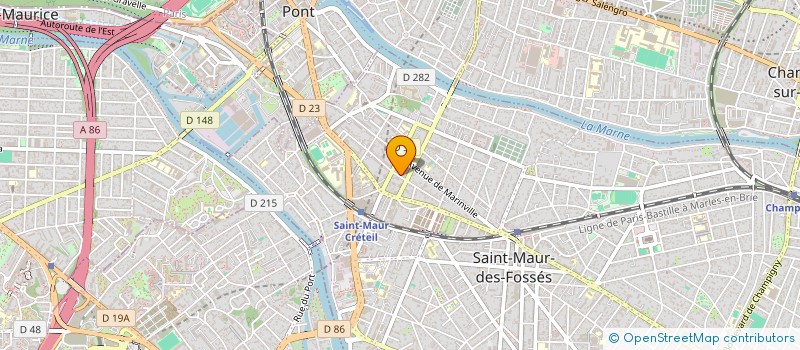 localisation de l'entreprise ARCHITECTURE PRODUCTION  SAINT-MAUR-DES-FOSSES