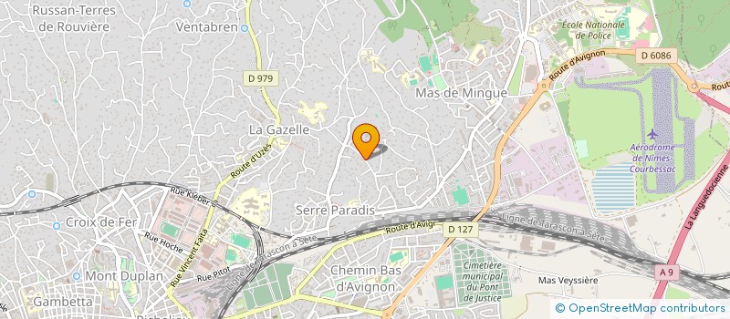 localisation de l'entreprise ARCHITECTURE SOPHIE FERNANDEZ  NIMES