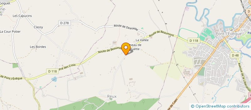 localisation de l'entreprise ARCHITECTURE TECHNIQUE COORDINATION  REUX