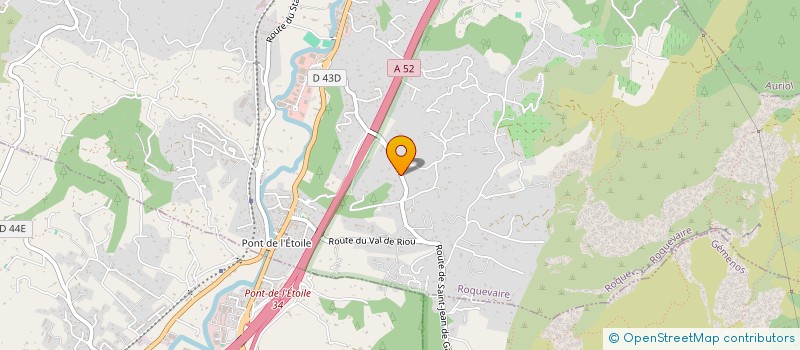 localisation de l'entreprise ARCHITECTURE THIERRY MOREAUX  ROQUEVAIRE