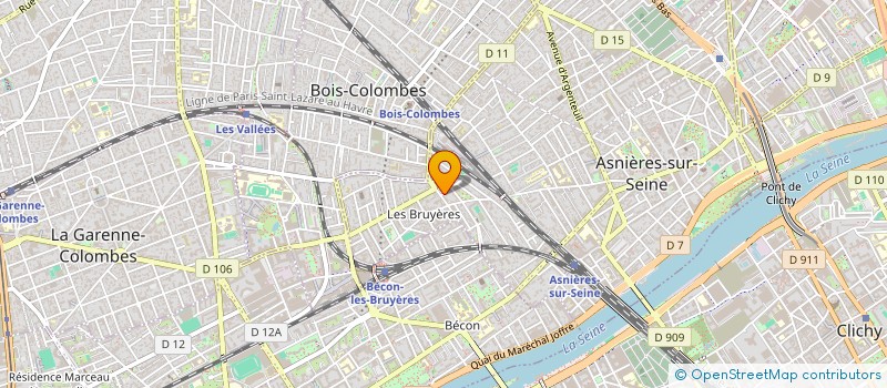 localisation de l'entreprise ARCHITECTURE UNSTRICTLY SPEAKING  ASNIERES-SUR-SEINE