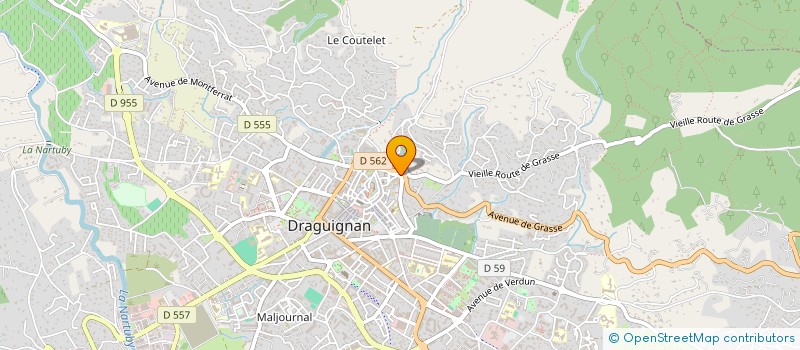 localisation de l'entreprise ARCHITECTURES ET ENVIRONNEMENTS  DRAGUIGNAN