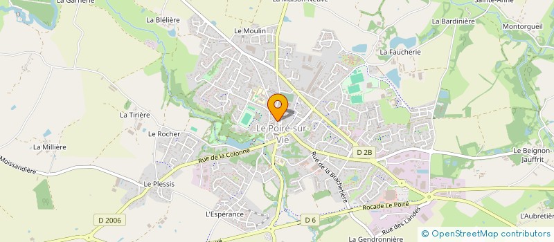 localisation de l'entreprise ARCHITECTURES ET TERRITOIRES à LE POIRE-SUR-VIE