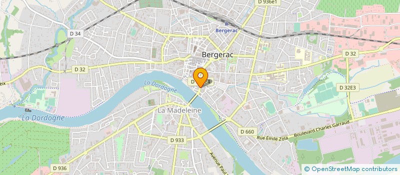 localisation de l'entreprise ARCHITHEMECO à BERGERAC
