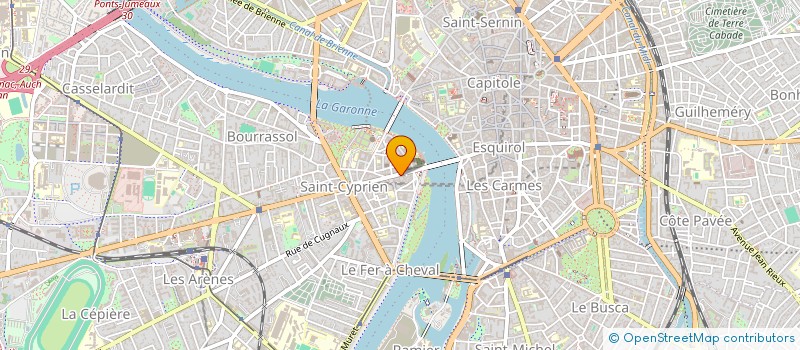 localisation de l'entreprise ARCHITRAVE à TOULOUSE