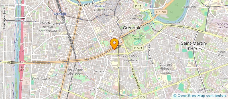 localisation de l'entreprise ARCHITRAVE à GRENOBLE