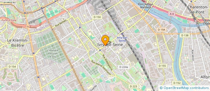 localisation de l'entreprise ARCHITRAVE SARL à IVRY-SUR-SEINE