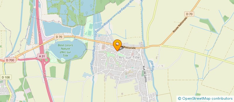 localisation de l'entreprise ARCHITUDE  ARC-SUR-TILLE