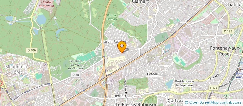 localisation de l'entreprise ARCHIVAGE ON LINE à CLAMART