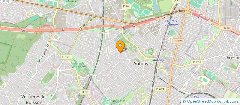 localisation de l'entreprise ARCHIVE AUDIO à ANTONY