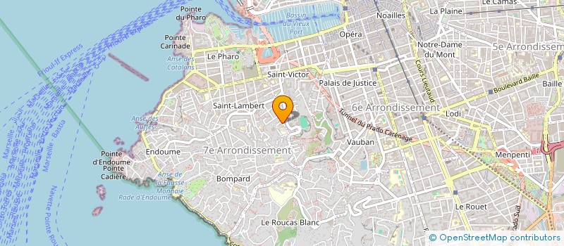 localisation de l'entreprise ARCHIVERT à MARSEILLE