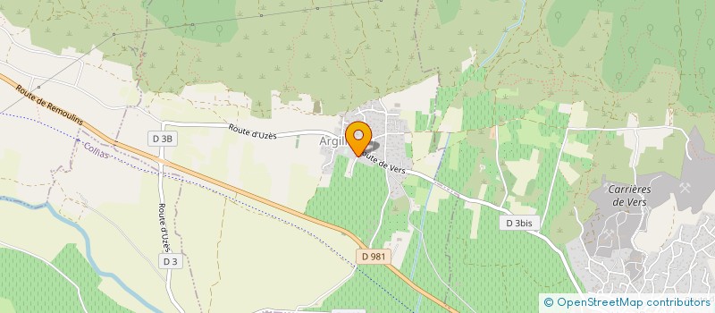 localisation de l'entreprise ARCHIVERT à ARGILLIERS