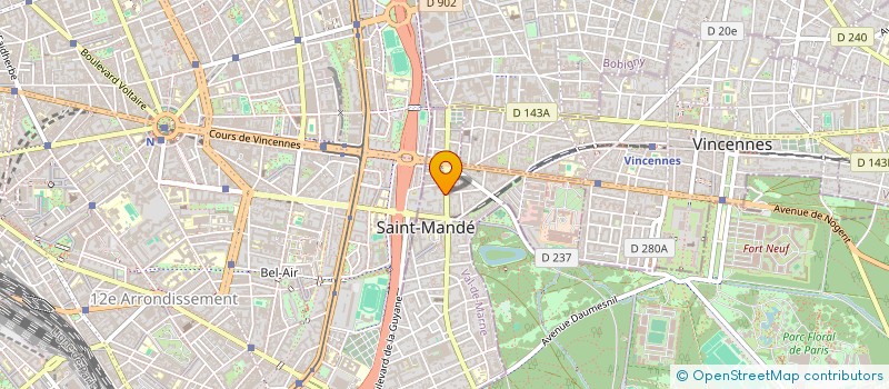 localisation de l'entreprise ARCHIVES CAMOIN  SAINT-MANDE