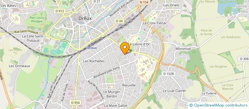 localisation de l'entreprise ARCHIVES CHRONOLOGIES PARISSE EURL à DREUX