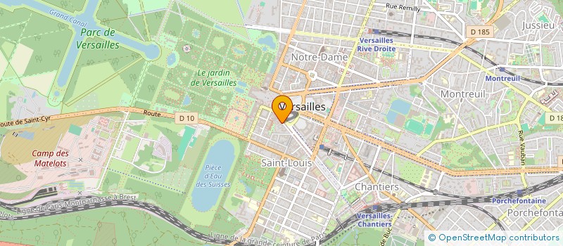 localisation de l'entreprise ARCHIVES & COLLECTIONS à VERSAILLES