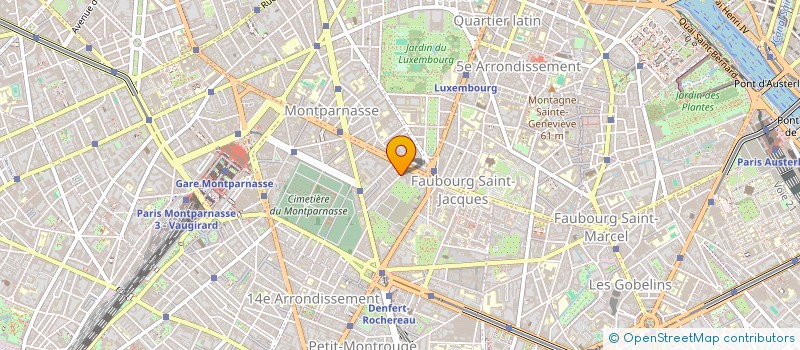 localisation de l'entreprise ARCHIVES D ARCHITECTURE MODERNE  PARIS