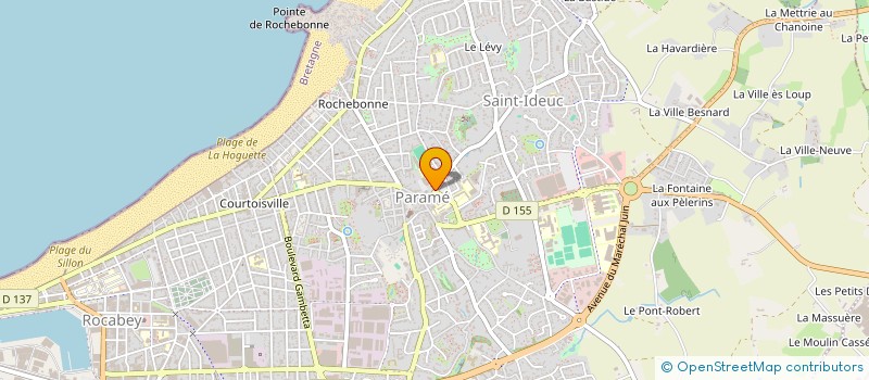 localisation de l'entreprise ARCHIVES DE FAMILLES  SAINT-MALO