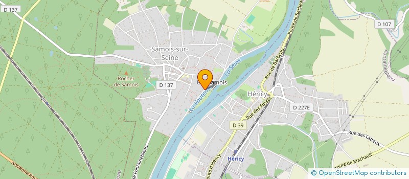 localisation de l'entreprise ARCHIVES GERARD SCHNEIDER  SAMOIS-SUR-SEINE