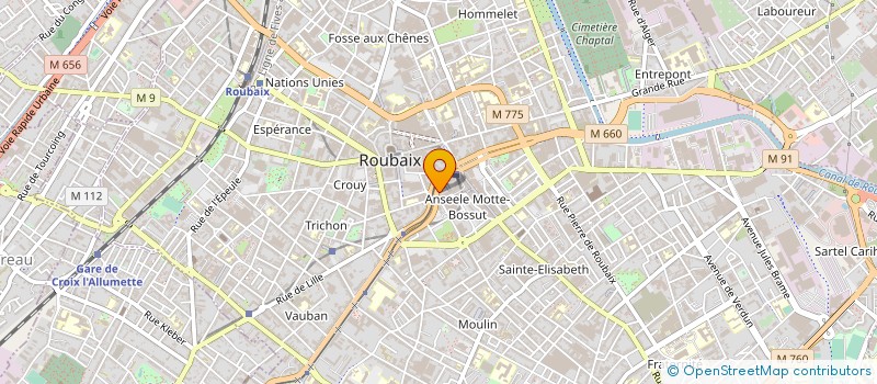 localisation de l'entreprise ARCHIVES NATIONALES DU MONDE DU TRAVAIL à ROUBAIX
