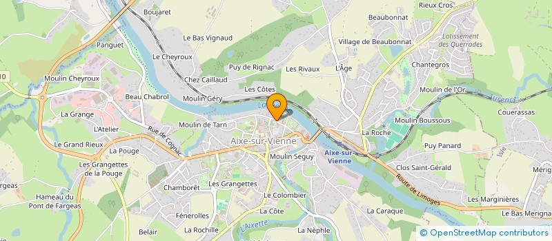 localisation de l'entreprise ARCHIVO à AIXE-SUR-VIENNE