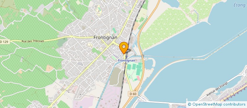 localisation de l'entreprise ARCHIVOLT ARCHITECTURE SARL à FRONTIGNAN