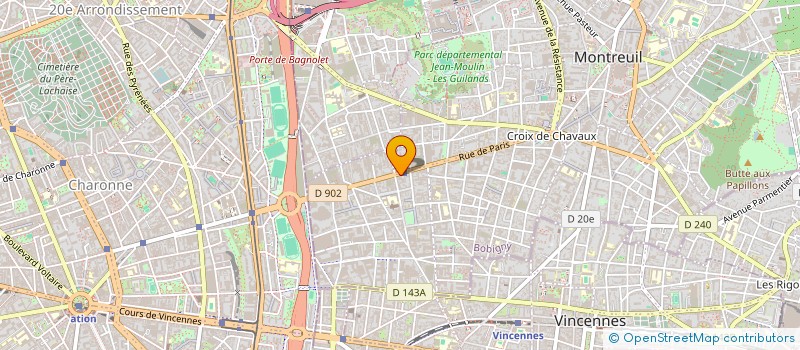 localisation de l'entreprise ARCHIVOLTE à MONTREUIL