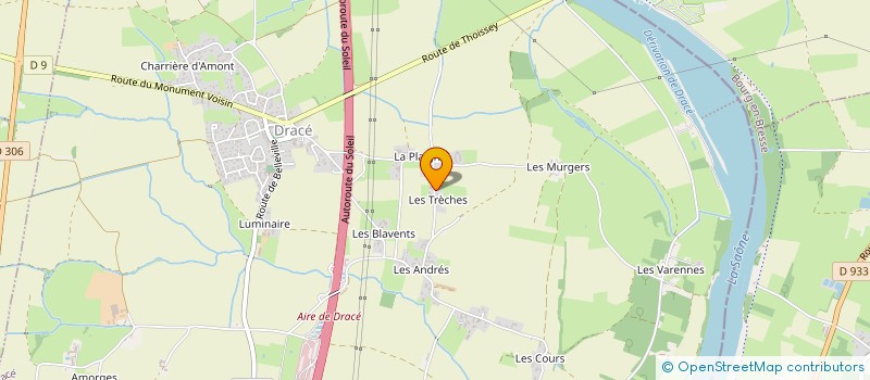 localisation de l'entreprise ARCHOPITECH  DRACE