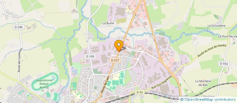 localisation de l'entreprise ARCI  VIRE-NORMANDIE