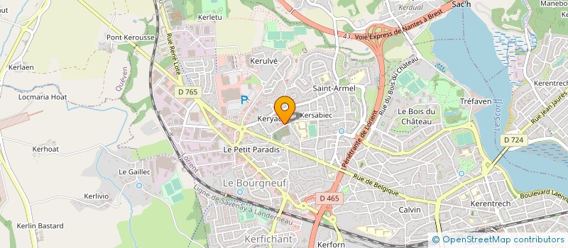 localisation de l'entreprise ARCI  LORIENT