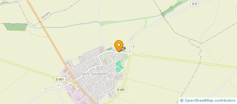 localisation de l'entreprise ARCIBAT  SAINT-SOUPPLETS