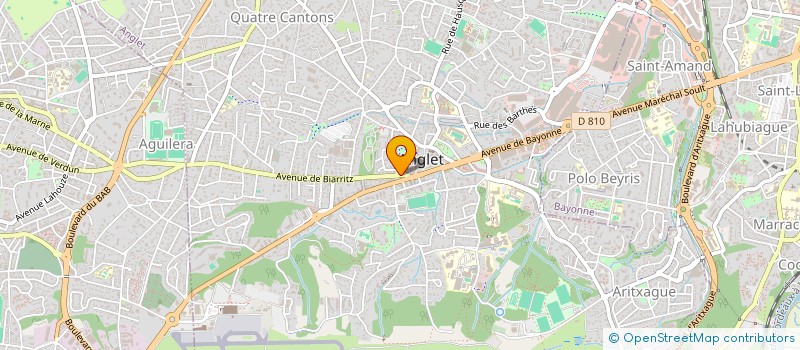 localisation de l'entreprise ARCIL à ANGLET