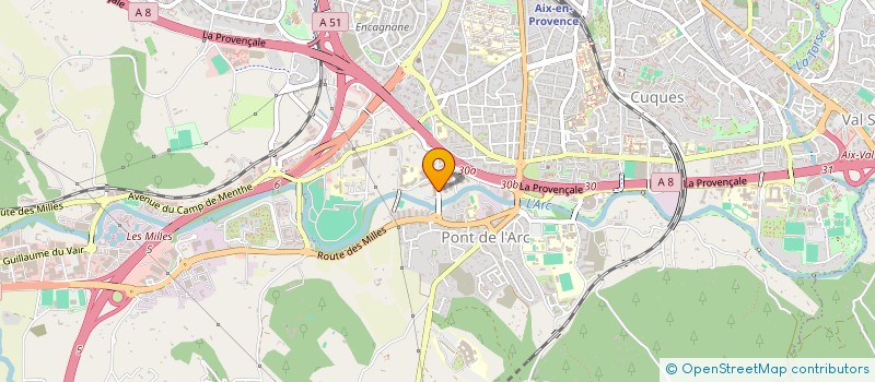 localisation de l'entreprise ARCIM à AIX-EN-PROVENCE
