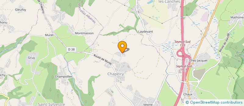 localisation de l'entreprise ARCIMMO  CHAPEIRY