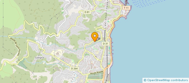 localisation de l'entreprise ARCIMUSA à BASTIA