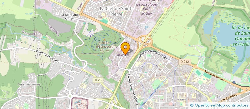 localisation de l'entreprise ARCIN  TRAPPES