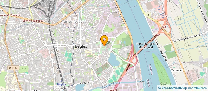 localisation de l'entreprise ARCINS ENVIRONNEMENT SERVICE à BEGLES