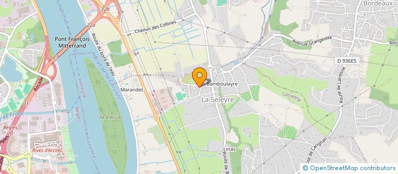 localisation de l'entreprise ARCINS OEUFS à LATRESNE